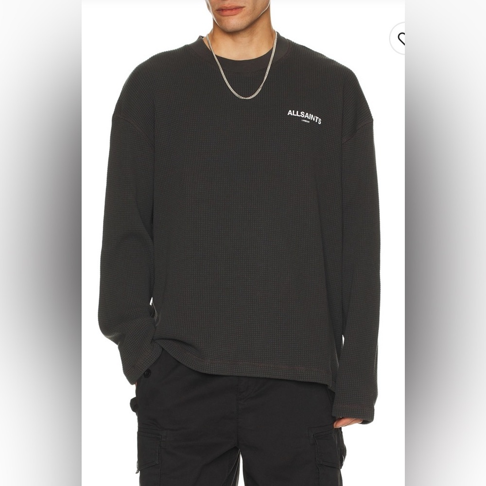 AllSaints Crypt Long Sleeve tee Size S